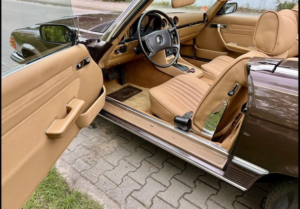 Mercedes-Benz SL cena 66500 przebieg: 189000, rok produkcji 1973 z Warszawa małe 121